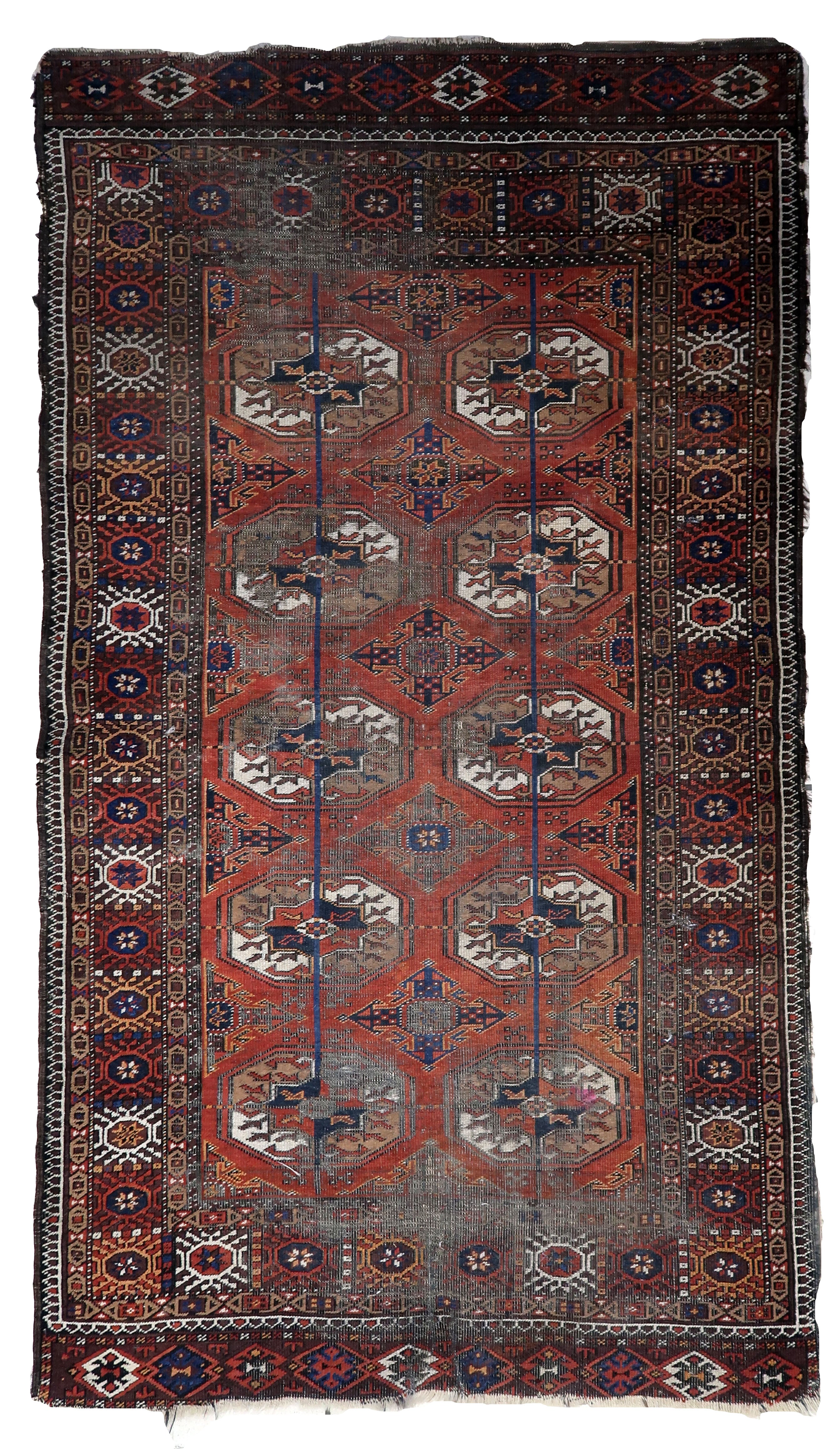 Handmade Vintage Afghan Baluch Rug – One Royal Art