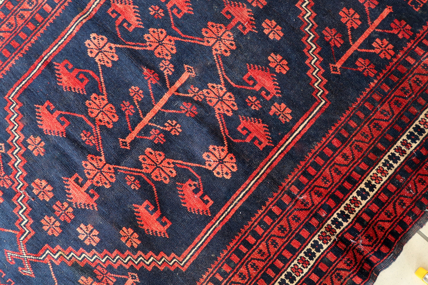 Handmade Wool Rug Detail - Authentic Armenian Craftsmanship