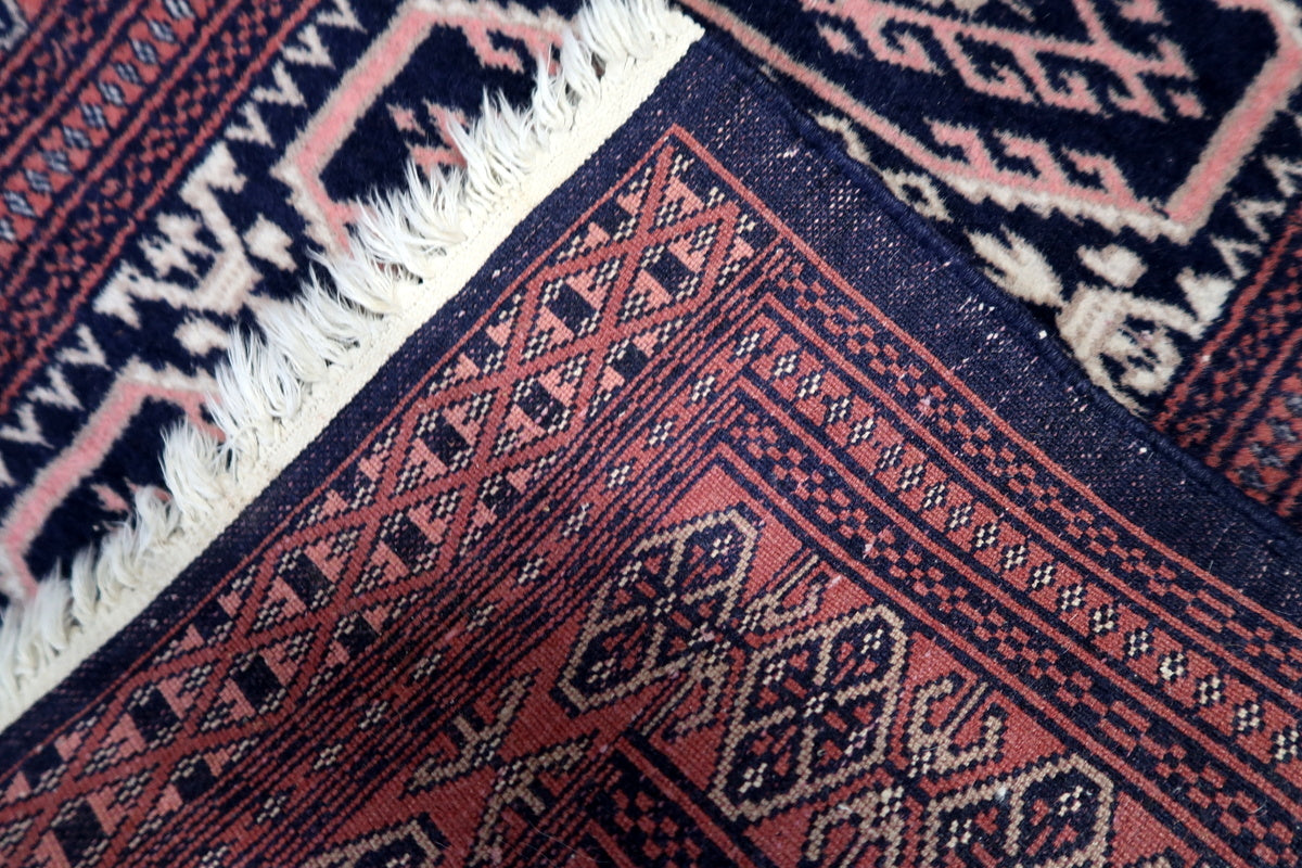 Low pile wool weave adding an elegant, refined touch to the Bukhara carpet
