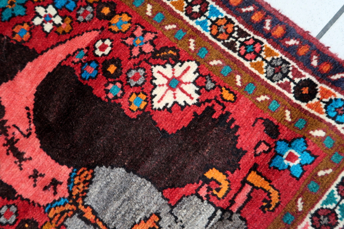 Hand-knotted wool rug with classic Persian craftsmanship
