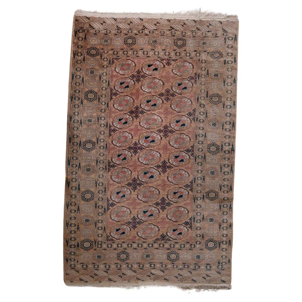 Handmade Vintage Afghan Baluch Rug - 1960s Authentic Wool Carpet
