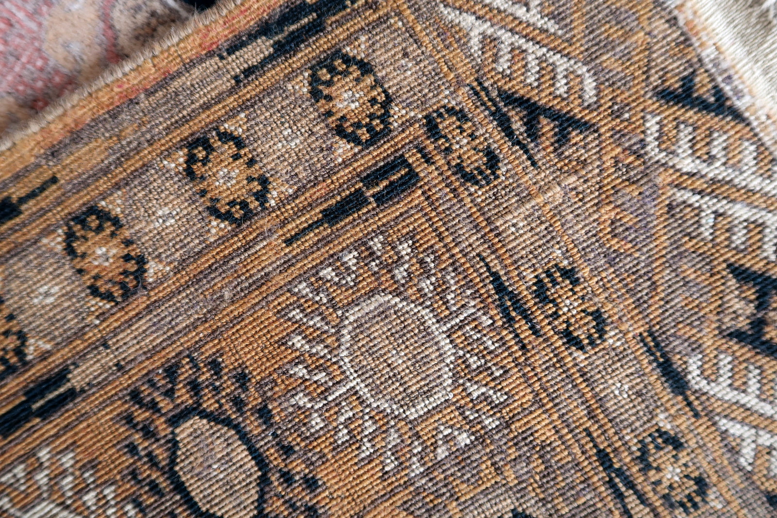 Afghan Baluch rug in good vintage condition with minor wear
