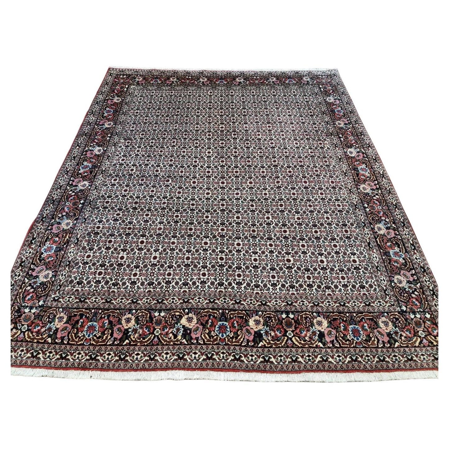 Handmade vintage Persian Bidjar rug
