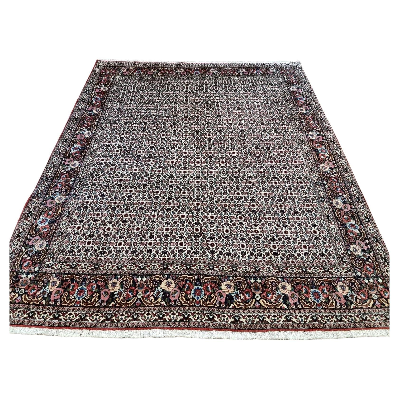 Handmade vintage Persian Bidjar rug
