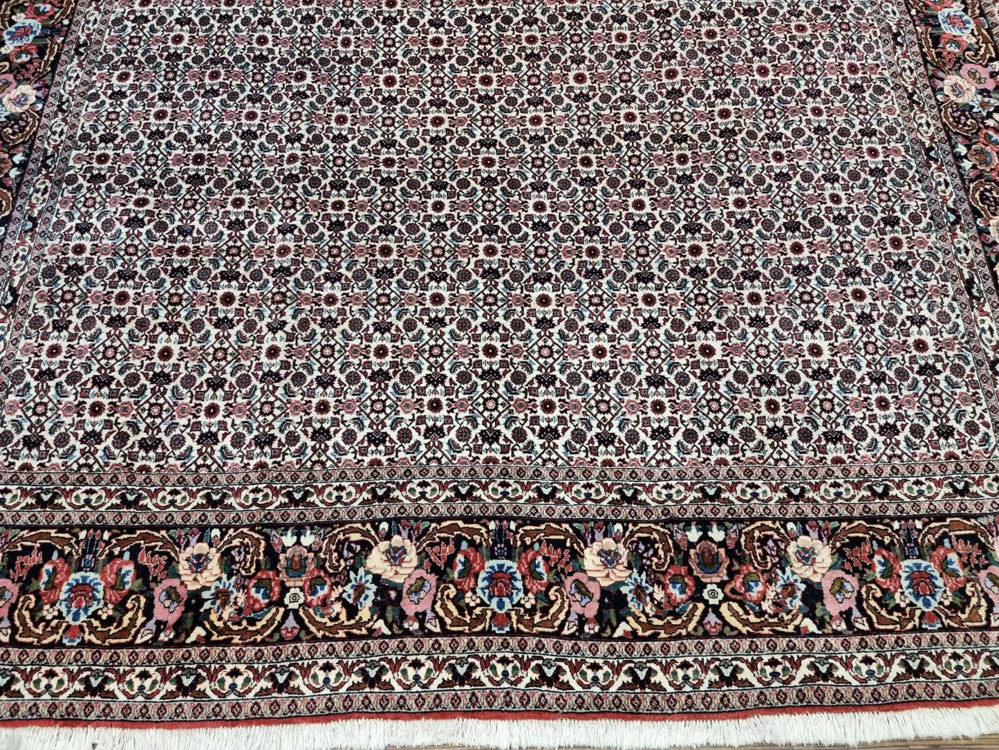 Traditional oriental Persian rug motifs
