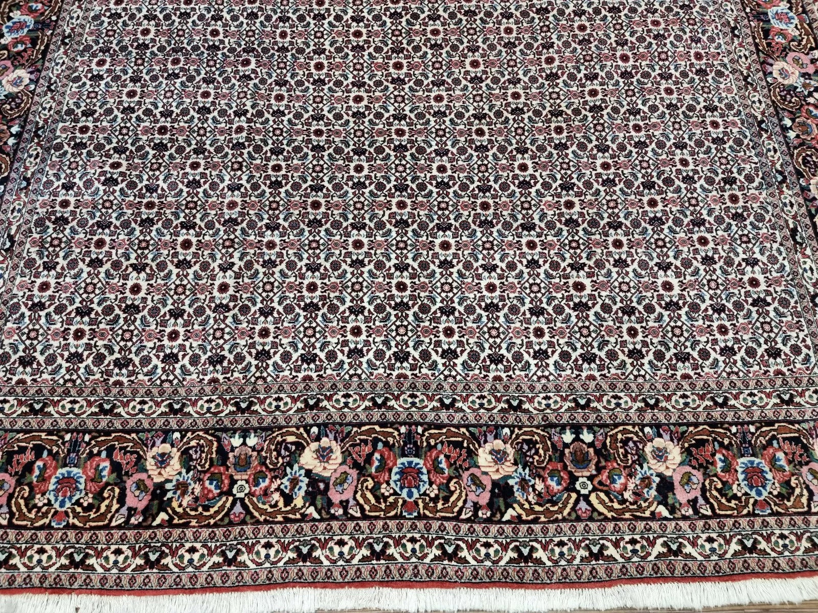 Traditional oriental Persian rug motifs
