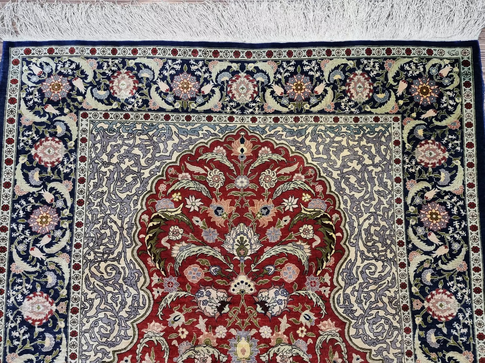 Classic oriental Turkish rug pattern
