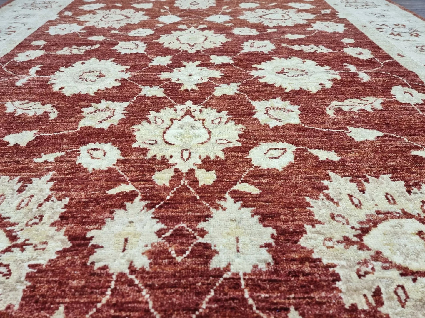 Vintage Afghan Rug – Authentic Hand-knotted Design
