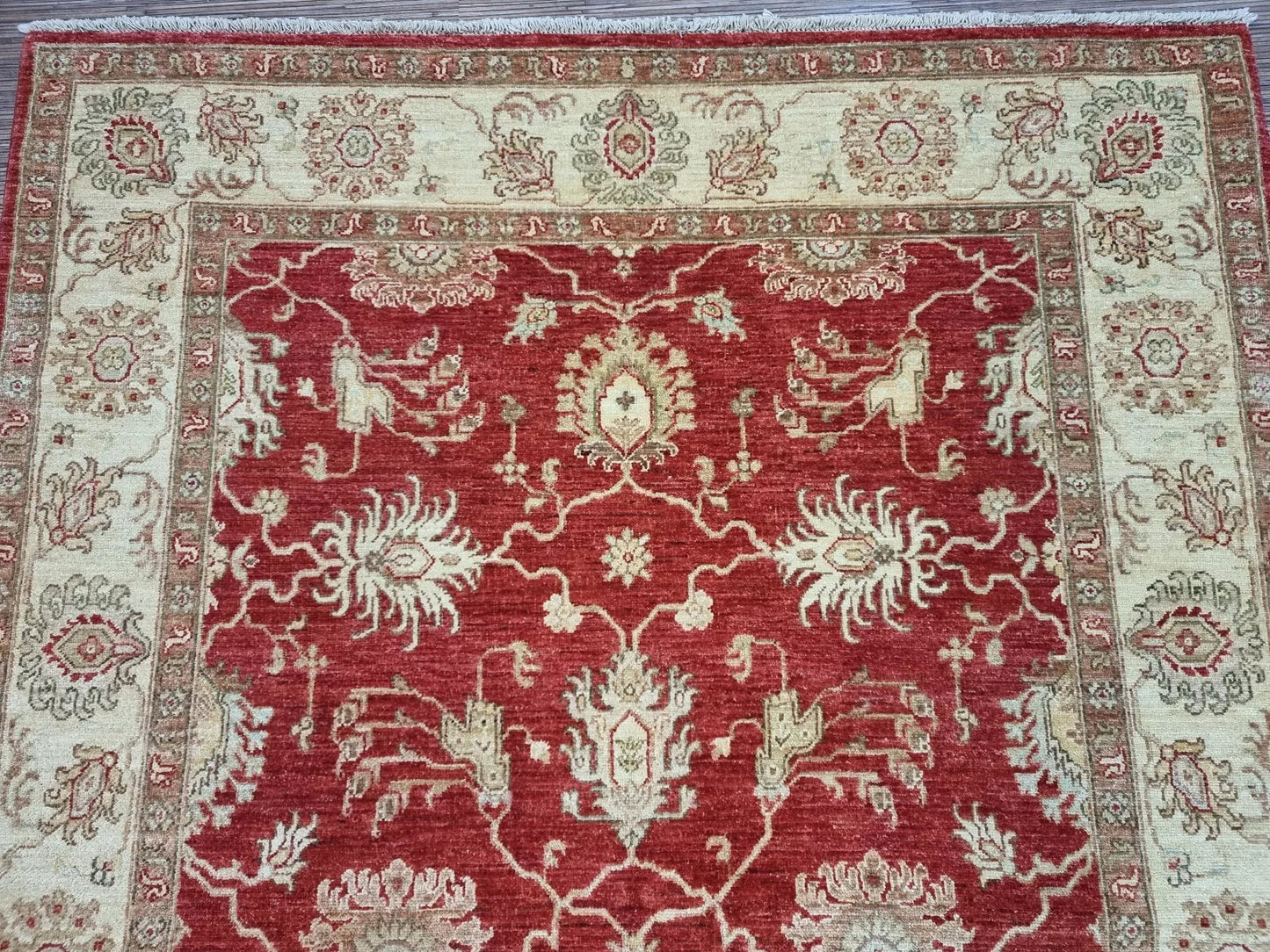 Handcrafted Ziegler Rug from Afghanistan
