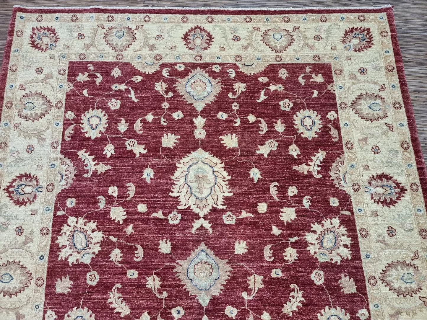 Handcrafted Ziegler Rug from Afghanistan
