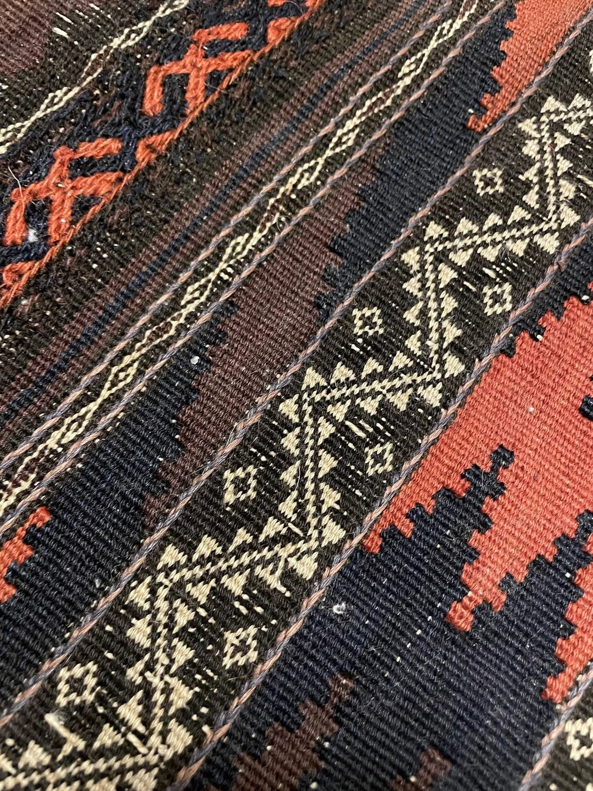 Geometric Afghan Rug – Traditional Baluch Symbolism
