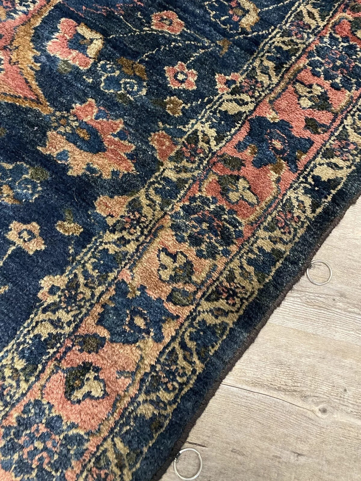 Handwoven Persian Lilihan Wool Rug – Authentic 1920s Antique
