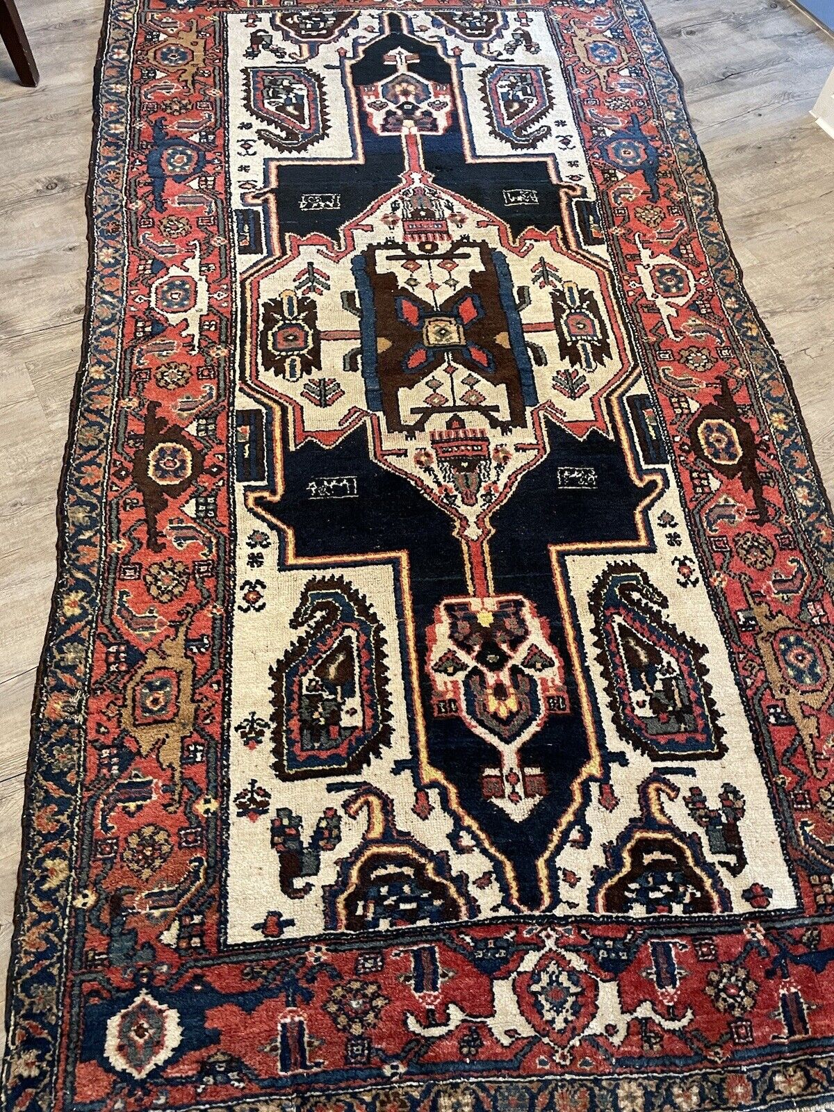 Collector’s item – a historical hand-knotted wool rug
