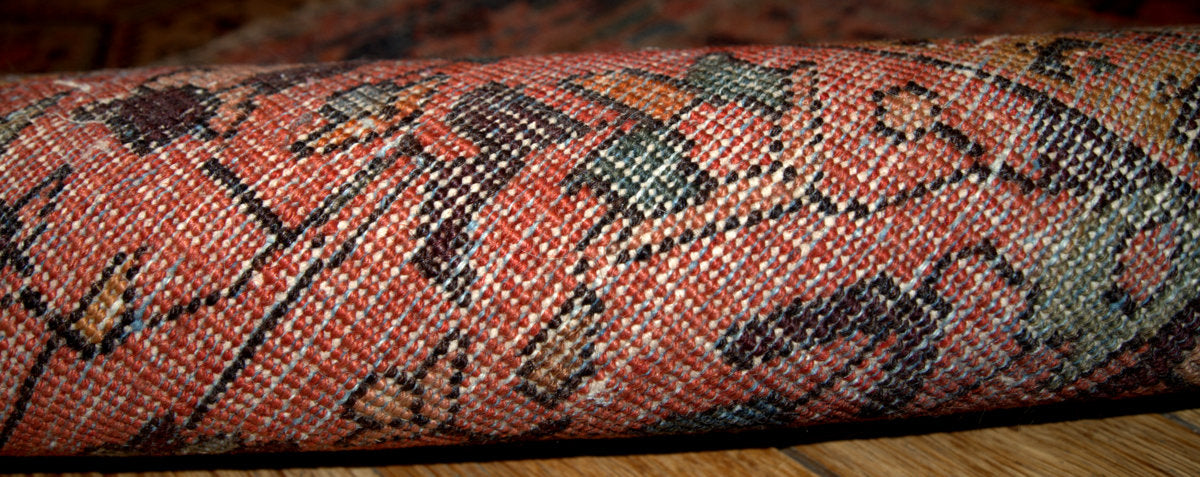 Handmade antique Persian Farahan rug 4.3' x 6.7' (131cm x 204cm) 1910s - 1B153 - One Royal Art