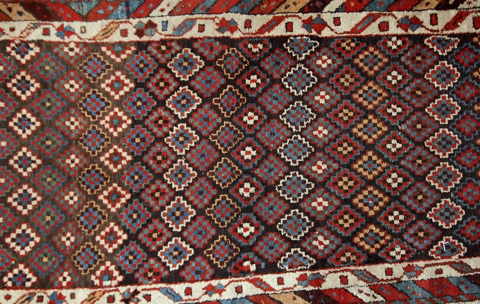 Handmade antique Northwest Persian rug 4.2' x 9.1' (128cm x 277cm) 1880s - 1B659 - One Royal Art