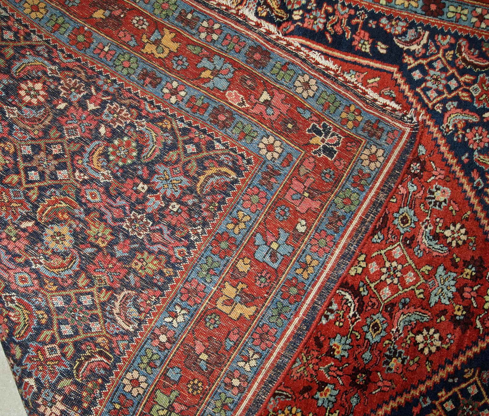 2.5x4.6 Indo-Persian Bidjar Wool Rug