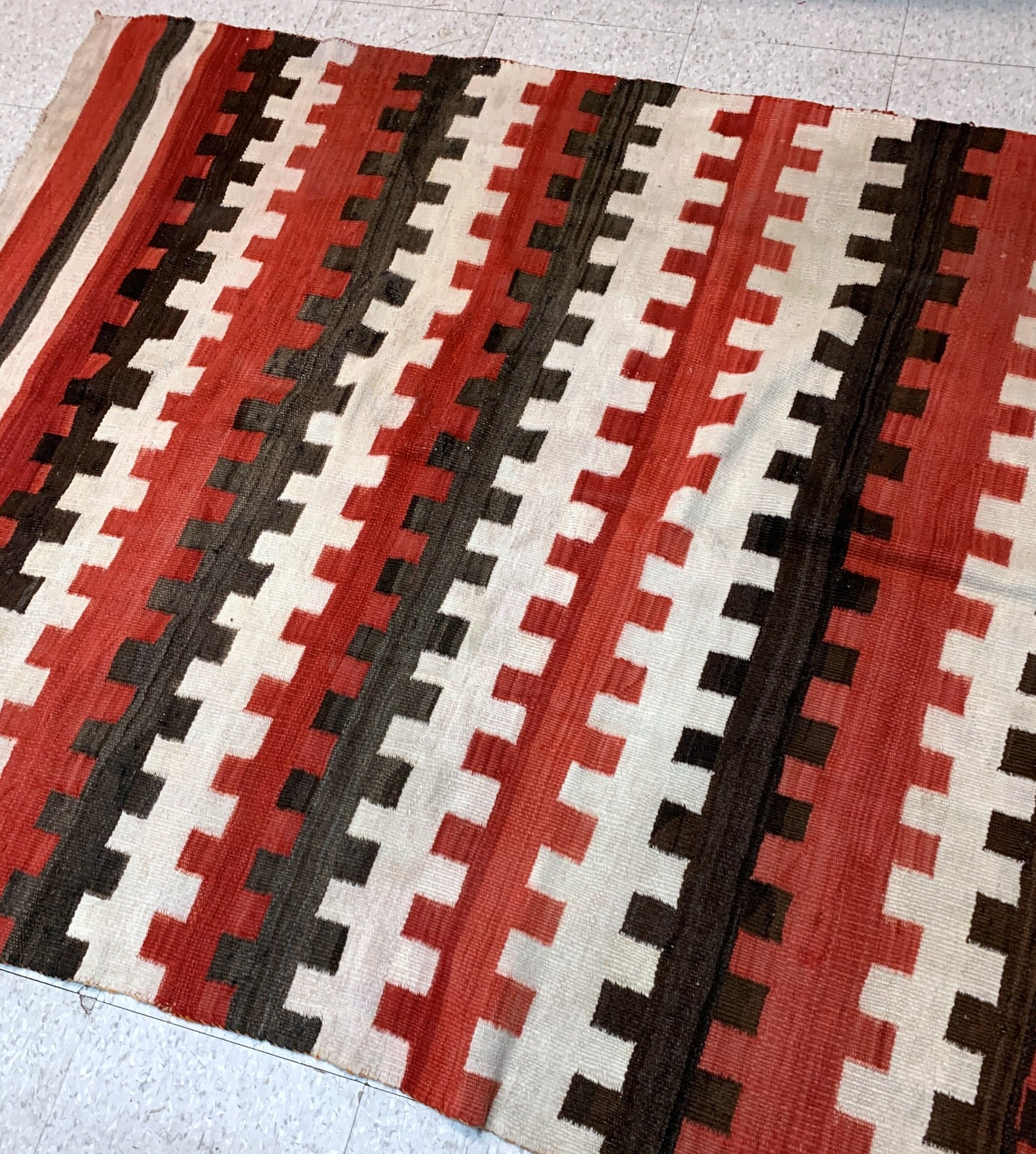 Black and white online navajo blanket