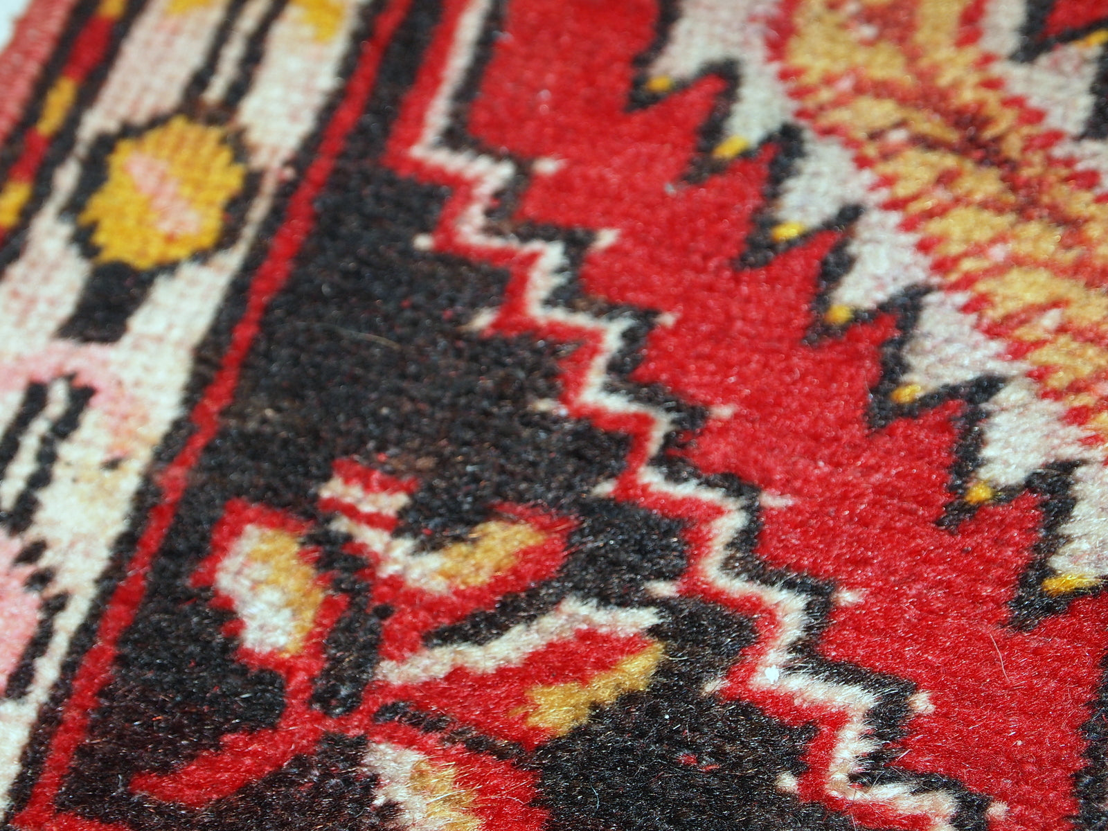 Handmade vintage Turkish Yastik rug, 1960s