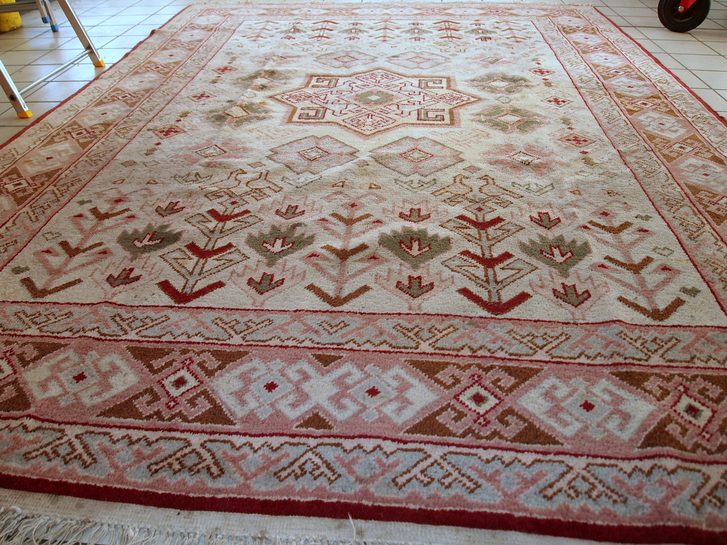 Handmade vintage Turkish Sivas rug 1960s