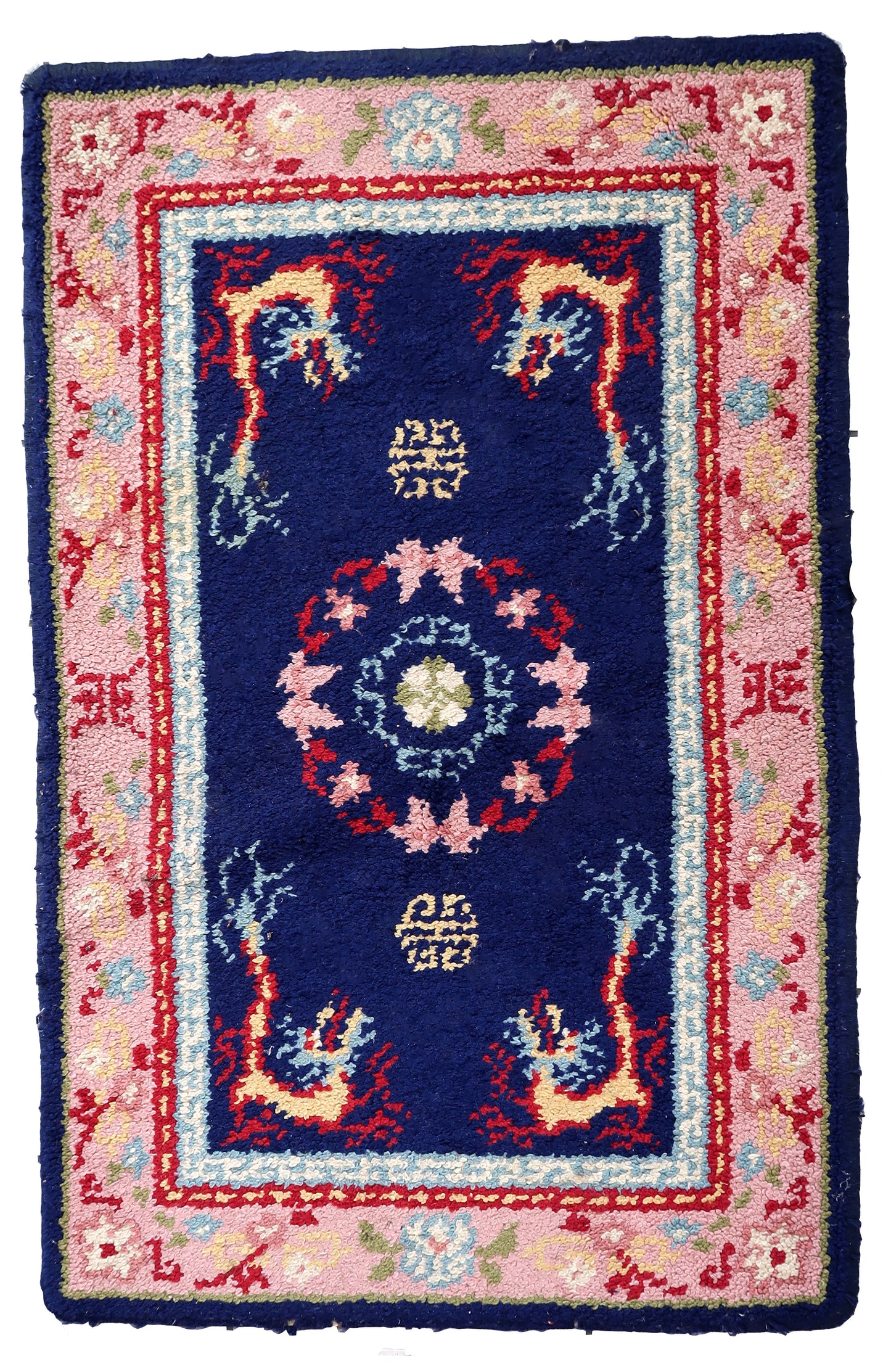 Vintage French Savonnerie rug 1960s