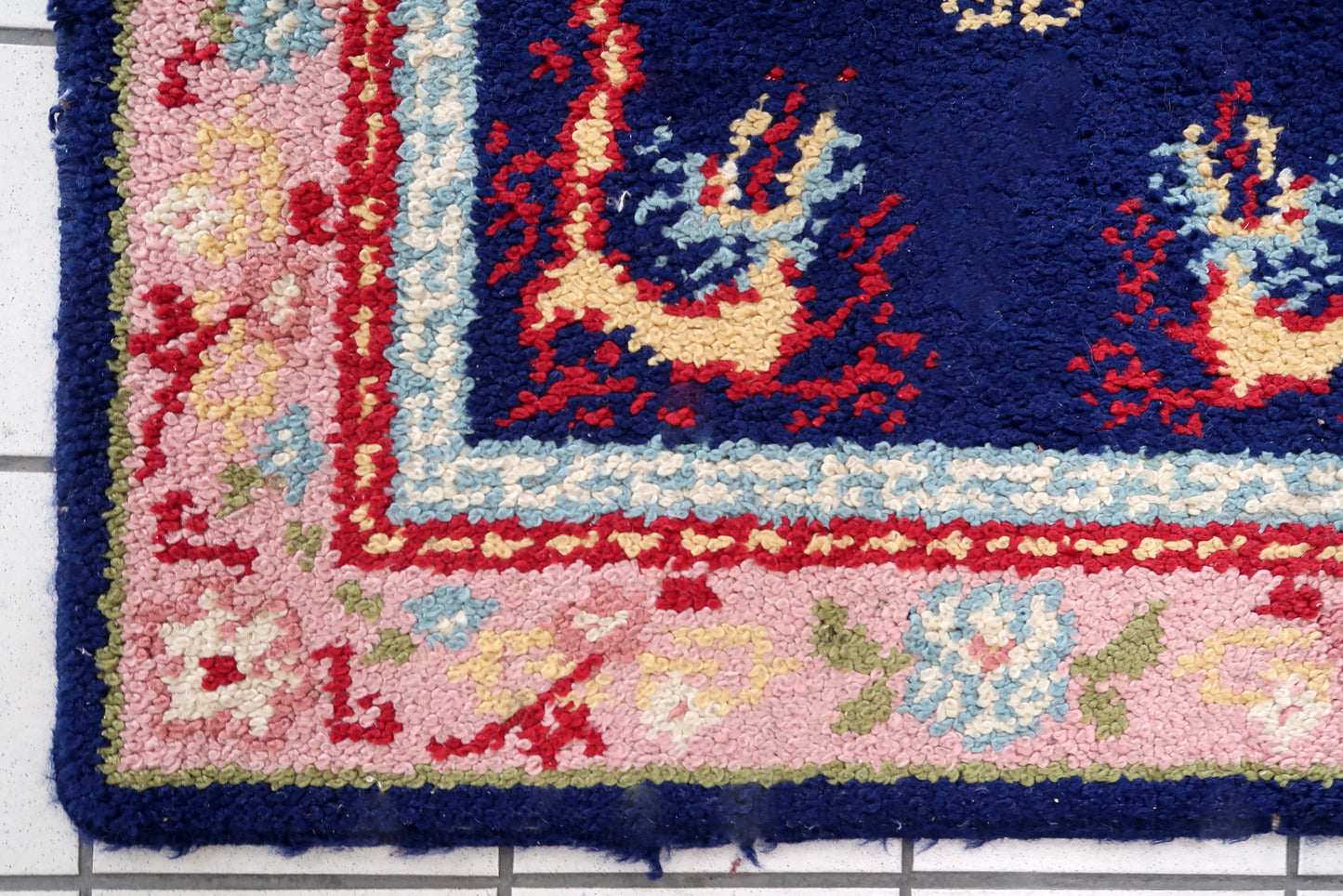 Vintage French Savonnerie rug 1960s